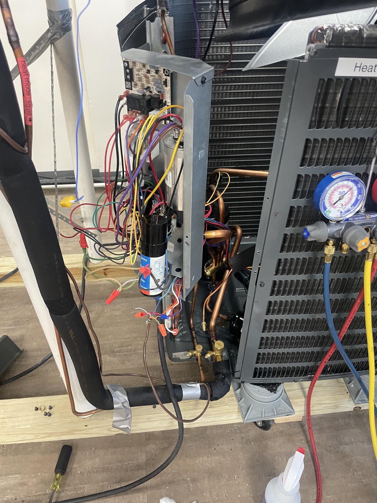 Heat pump control board wiring